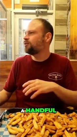 Fries Disappearing Illusion: Eat 'Em All! #shorts