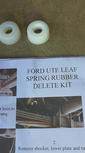 Upgrade Your Ford Falcon with Leaf Springs Rubber Delete Kit