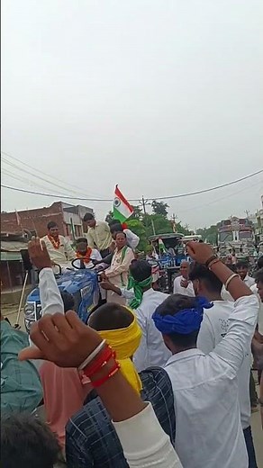 भारतीय किसान यूनियन की ट्रैक्टर रैली।