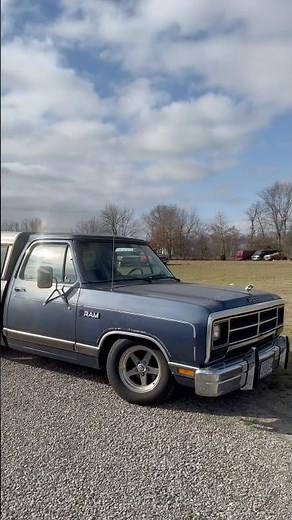 1987 Dodge D150 - Blue Ram truck