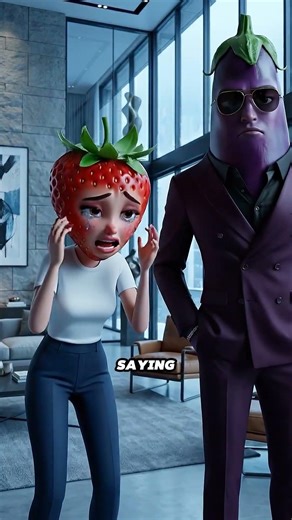 He tests her girlfriend loyalty and she fails #fruitstory #storytime #3danimation