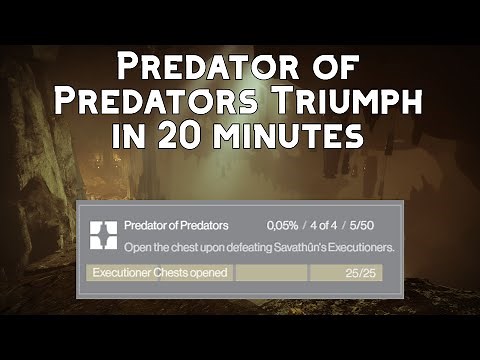 Destiny 2: Predator of Predators easy farm cheese