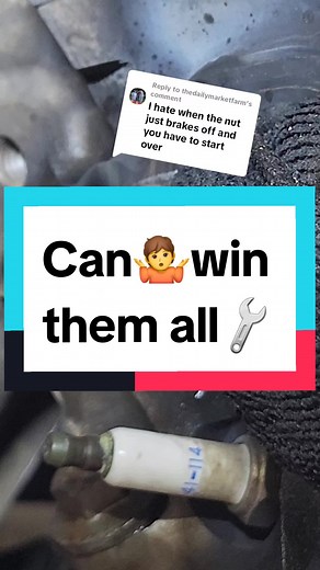 Replying to @thedailymarketfarmts not about winning the battle, it's about winning the war 😁👍 #Fail #boltextraction #autotech #autorepair #dealertech #mechanicsoftiktok