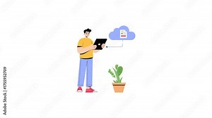 Moving or sharing files between devices and servers Animation MP4 file