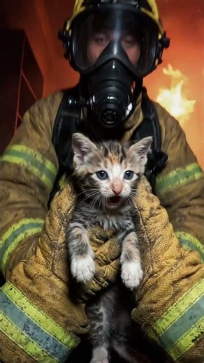 POV: Firefighter Saving Animals From a Burning House 🚒🔥