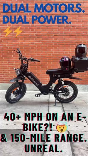 Check the hardware on this beast! 🛠️ LEON features are top-notch: ✅ Dual shock absorbers for excellent ride comfort ✅ Sensitivity of the turn signal, providing a sense of security ✅ Test of the rear motor mode, revealing the power potential Ride different. Ride LEON. ⚡️ 👉: https://bit.ly/3KZgDg0. #LEON #Electricbike #EbikeLife #dualmotor #MopedStyleEBike