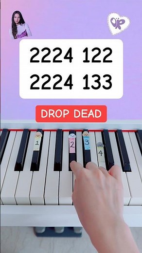 Drop Dead - Olivia Rodrigo (Piano Tutorial) #easypianotutorial