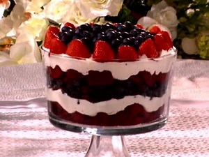 Red, White and Blue Trifle