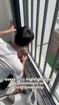 110 Series Thermal Break Triple-Track Sliding Window – Professional Installation Process