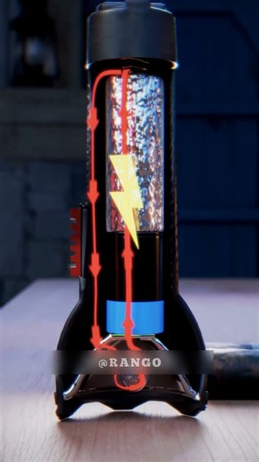 how you can use flashlight with one cell