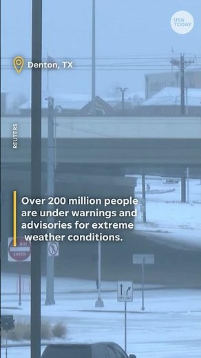 Oklahoma, Texas blanketed with heavy snow as major winter storm hits