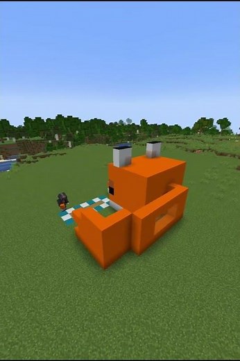 Minecraft fox House #minecraft #tutorial