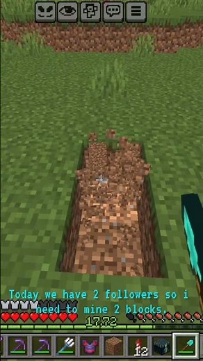 1 Follower = 1 Block Destroyed. How long until the world is a giant hole? 🕳️⛏️ #Minecraft #Gaming