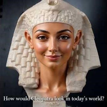 Cleopatra Comes to Life: From Ancient Statue to Modern Woman (Slow Transformation Animation)