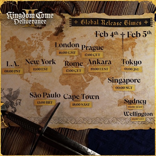 這是您可以開始玩 Kingdom Come: Deliverance II 的時候