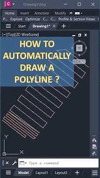 HOW TO AUTOMATICALLY DRAW A POLYLINE IN CIVIL3D