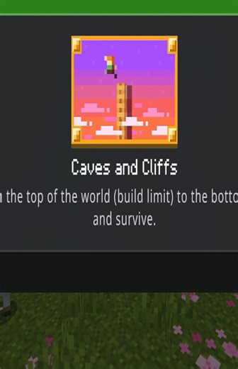 CAVES AND CLIFFS . . . #minecraft #mcpe #fyp #creatorsearchinsights #kyu