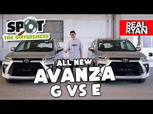 TOYOTA AVANZA 2022 G VS E COMPARISON PHILIPPINES