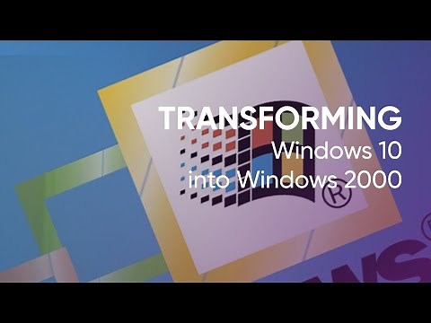 Transforming Windows 10 to Windows 2000 (SimpleClassicTheme)