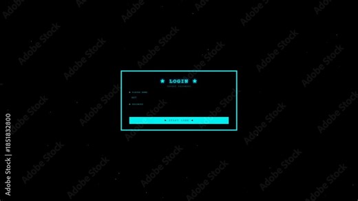 Hacking animation showing administrator login screen with funny moments and playful effects during the hacking process