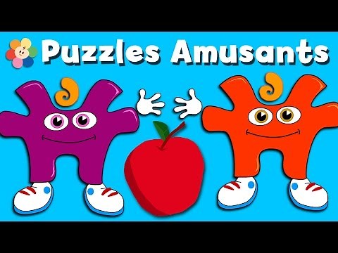 Puzzles amusants | Jouer avec les couleurs et les formes | Pomme | BabyFirst