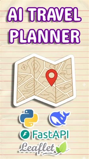 AI Bikinin Rencana Liburan Lengkap dalam 10 Detik! 🤯✈️ #ai #programming #python #travel