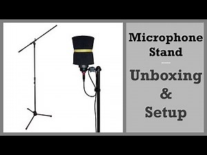 On-Stage Microphone Stand w/ Boom: Unboxing & Setup