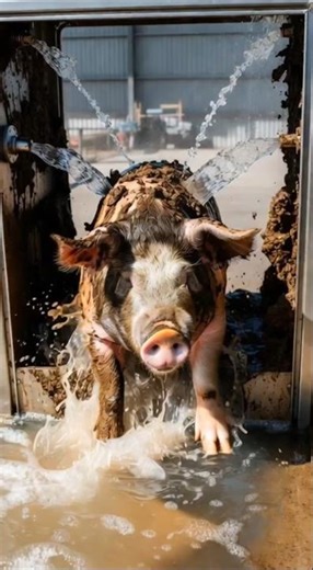 Dirty Pig to Clean Pig 😳🐷 | Satisfying Transformation