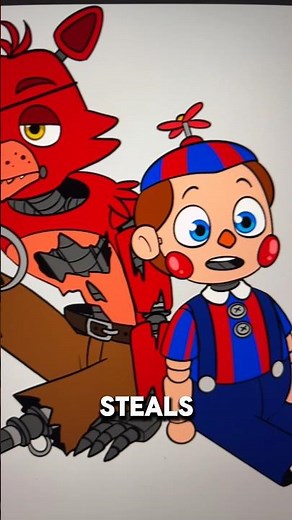 Why Balloon Boy HELPS Foxy! 🤫🦊 #fnaf