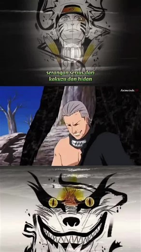serangan serius hidan kakuzu😁