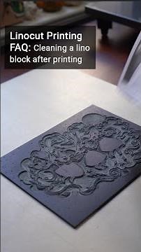 FAQ: “How to clean a lino block after printing” (plus the palette and brayers)