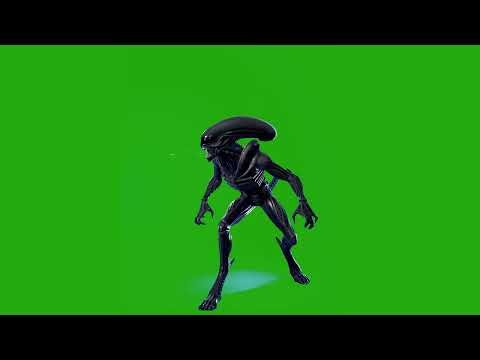 ALIEN rugiendo pantalla verde con SONIDO [ efectos CHROMA KEY personajes peliculas ] 🔊