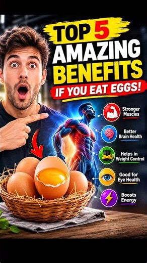 Top 5 Amazing Benefits of Eating Eggs Every Day | Healthy Habits That Can Change Your Life #usa