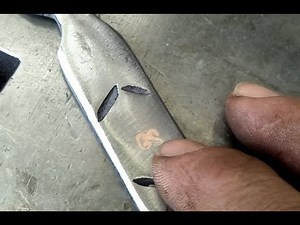blacksmithing - copper inlay - joining copper to steel