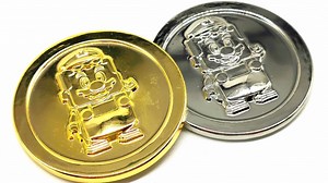 LEGO Super Mario gold and silver coins available in-store