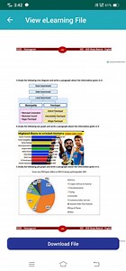 4G3:42You? 0.00 kats 61%View eLearning FileDCEB - Vizianaga... | Filo