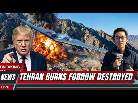 U.S. B-2 Spirit Drops 30,000-Pound Bunker Buster on Iran's Underground Nuclear Facility