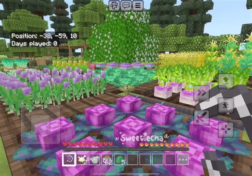 mini gardening vlog #minecraft