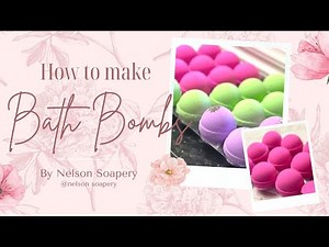 How to make a colourful smooth bath bomb with recipe included