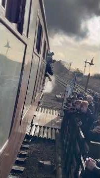 Squadron departing Quorn and Woodhouse #Steam @GCRofficial