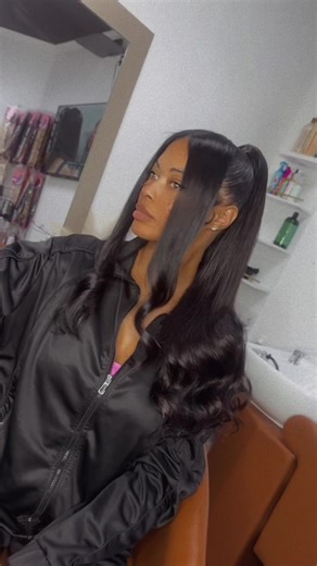 2026 Hairstyle . Sleek Ponytail! . 📌 Duluth,Ga . Model: @The Barbie Alexis . #sleekponytail #atlantahairstylist #fluffyhair #duluth