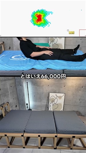 【ミネルヴァスリープ】AIR CELL三つ折りマットレスを正直レビュー｜向いてる人・向いてない人 #shorts