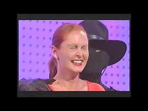 Girl pied in the face on Generation Game