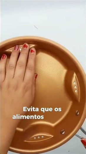Frigideira Para Ovos Frita Sem Óleo 24 Cm Com Tampa Vidro