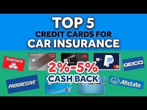 🚘5 BEST Credit Cards for Paying CAR INSURANCE in 2024 | Best Credit Cards for Insurance Payments