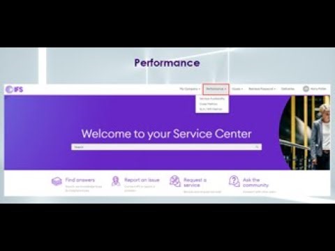 IFS Service Center | Part 9: Performance