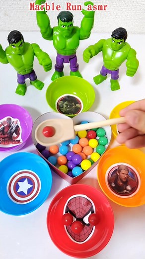 Hulk Marvel ASMR satisfying Video #fypシ #viral #fyp #happy #marvel #asmr