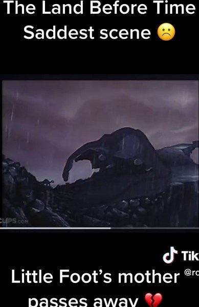 La escena más triste de La Tierra Antes del Tiempo