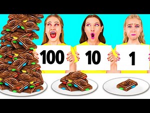 100 Layers of Food Challenge | Kitchen Hacks and Tricks by Fun Challenge