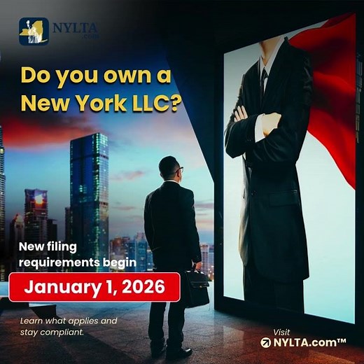 NY LLC Filing Starts January 1, 2026 Pre-Register Now to Avoid 500 per Day Penalties